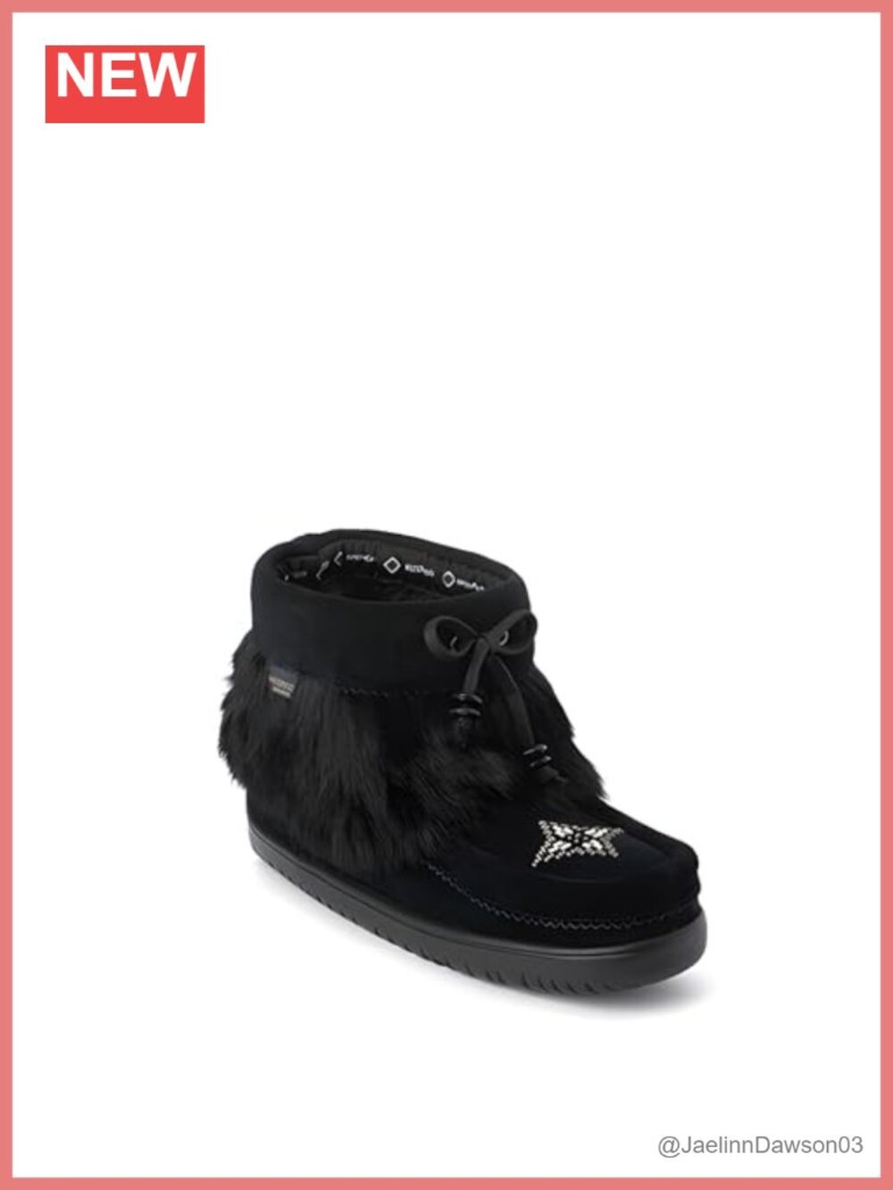 Waterproof Suede and Real Rabbit Fur Mukluks Boots